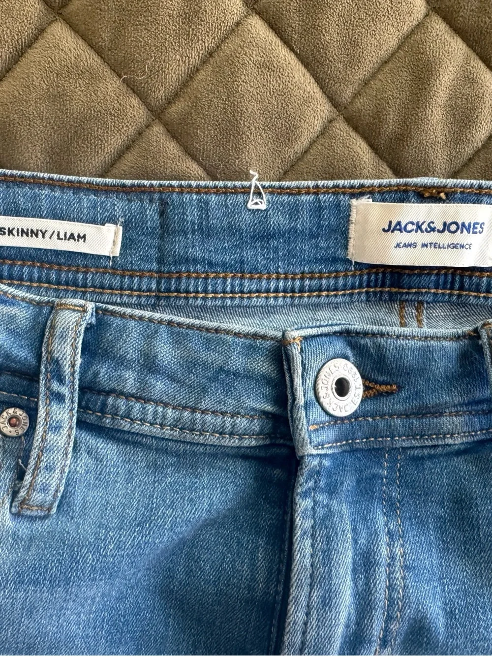 Jack & Jones Liam Skinny Distressed Stretch Denim Jeans 30x30